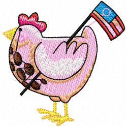 Chickens And Roosters Embroidery Design 8 Chickens And Roosters Embroidery Design 8